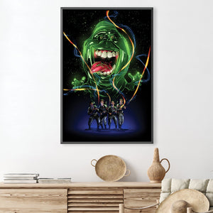 Ghost Busters 2 Canvas Art Clock Canvas