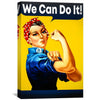 Girl Power Canvas Art 30 x 45cm / Unframed Canvas Print Clock Canvas