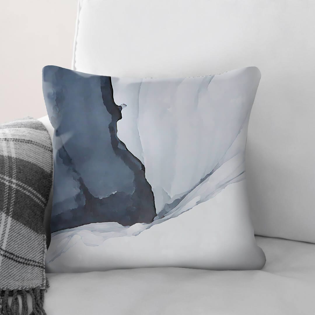 Glacier A Cushion Cushion Cushion Square Clock Canvas