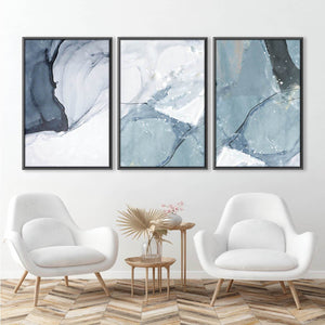 Glacier Canvas Art Clock Canvas
