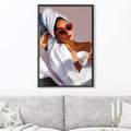 Glamour Canvas Art Clock Canvas