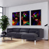 Glowing Woman Canvas Art Clock Canvas