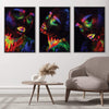 Glowing Woman Canvas Art Clock Canvas