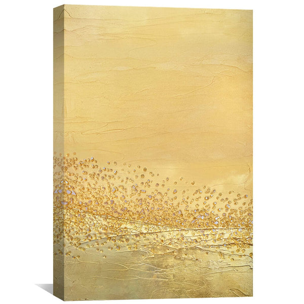 Gold Canvas Art 30 x 45cm / Unframed Canvas Print Clock Canvas