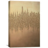Gold Shimmer Canvas Art Clock Canvas
