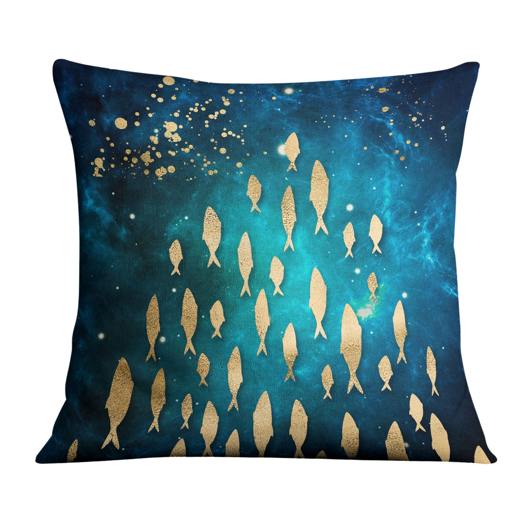 Golden Array B Cushion Cushion 45 x 45cm Clock Canvas