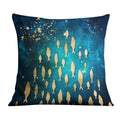 Golden Array B Cushion Cushion Cushion Square Clock Canvas