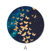 Golden Array - Circle Canvas Art A / 40 x 40cm / Standard Gallery Wrap Clock Canvas