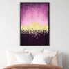Golden Dawn-Pink Canvas Art Clock Canvas
