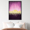 Golden Dawn-Pink Canvas Art Clock Canvas