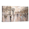 Golden Days Canvas Art Clock Canvas