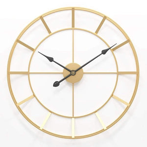 Golden Dial Clock 60 cm / Gold Clock Canvas