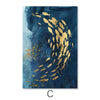 Golden Fish Canvas Art C / 40 x 60cm / Unframed Canvas Print Clock Canvas