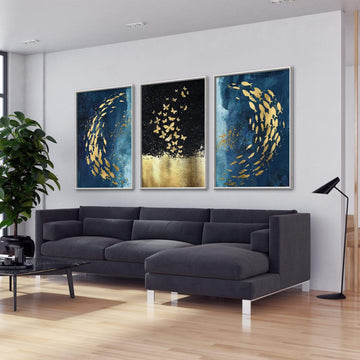 Golden Fish Canvas – ClockCanvas