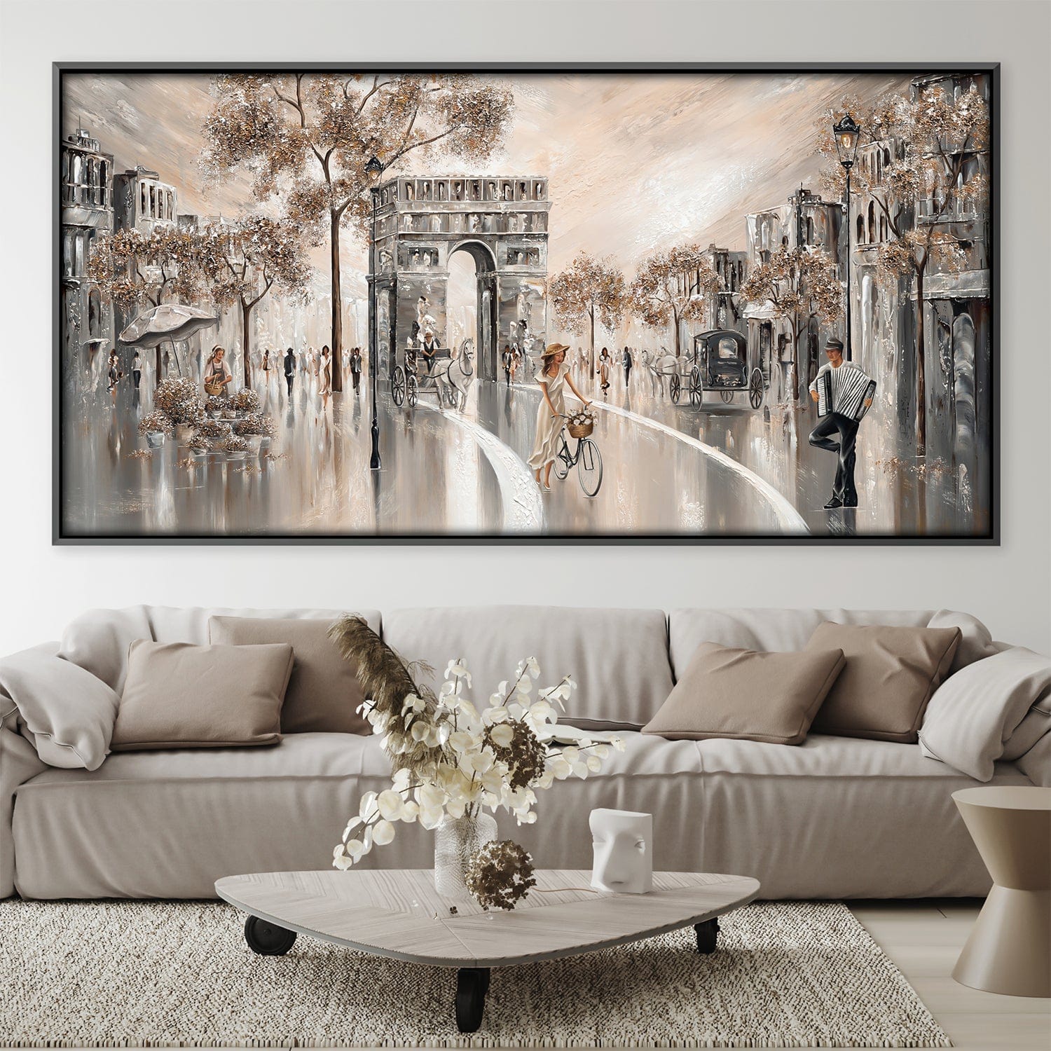 Golden Glimpse, Paris Canvas product thumbnail