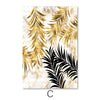 Golden Leaf Canvas Art C / 40 x 60cm / Unframed Canvas Print Clock Canvas