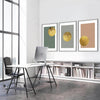 Golden Moon Canvas Art Clock Canvas