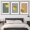 Golden Moon Canvas Art Clock Canvas