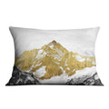 Golden Mountain Cushion Cushion Cushion Landscape Clock Canvas