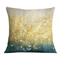 Golden Splash B Cushion Cushion Cushion Square Clock Canvas