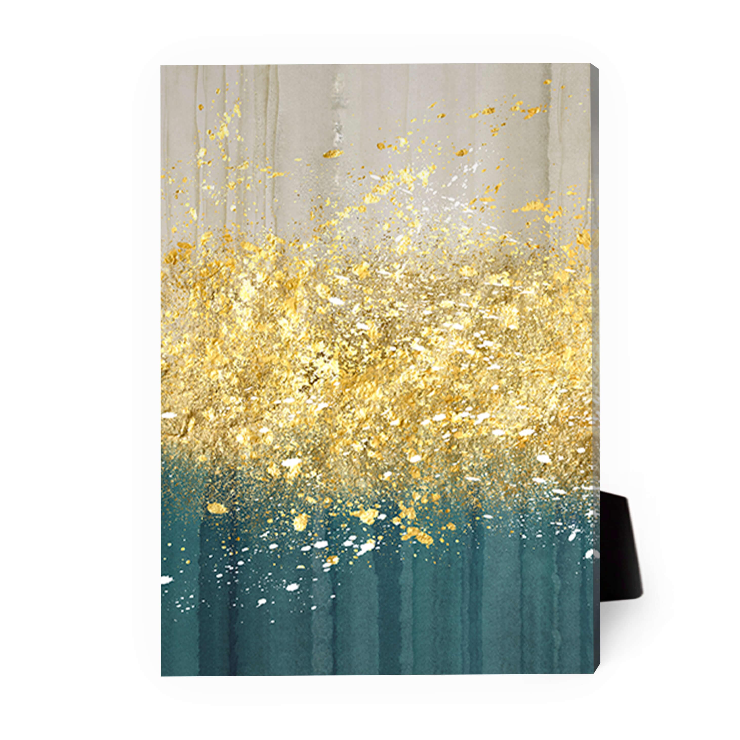 Golden Splash B Desktop Canvas product thumbnail