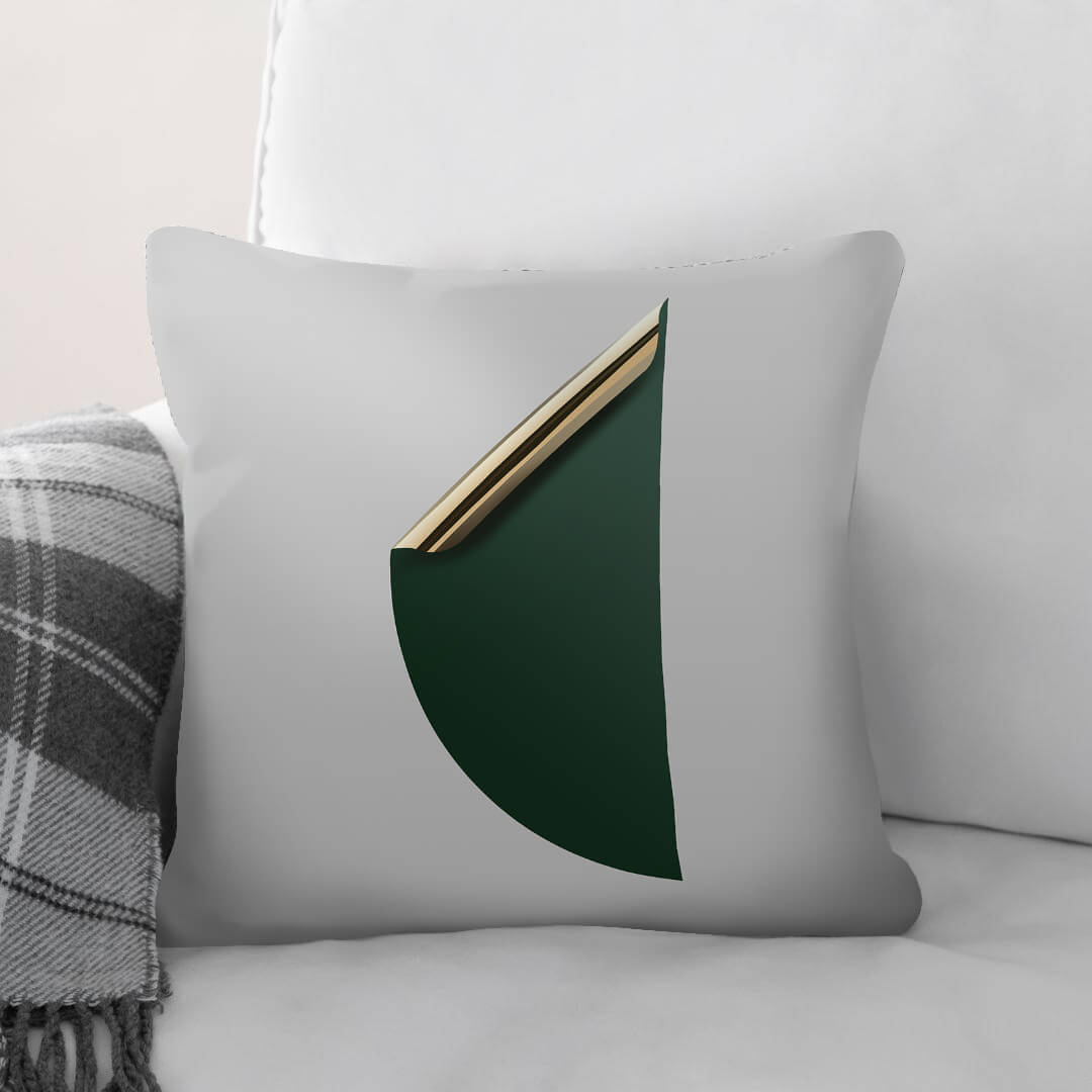 Golden Sticker C Cushion Cushion 45 x 45cm Clock Canvas
