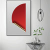Golden Sticker Canvas Art Clock Canvas