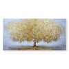 Golden Tree Oil Painting Oil Clock Canvas