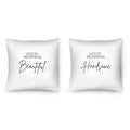 Good Morning Beautiful Cushion Cushion Clock Canvas