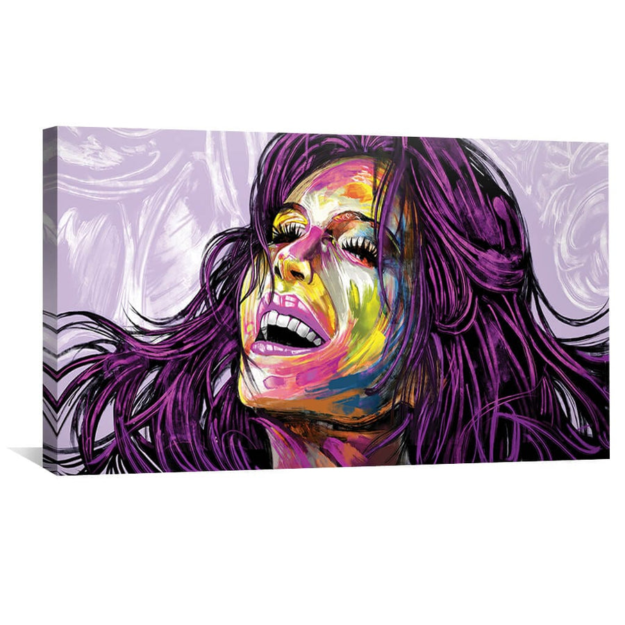 Good Times Canvas Art 50 x 25cm / Unframed Canvas Print Clock Canvas