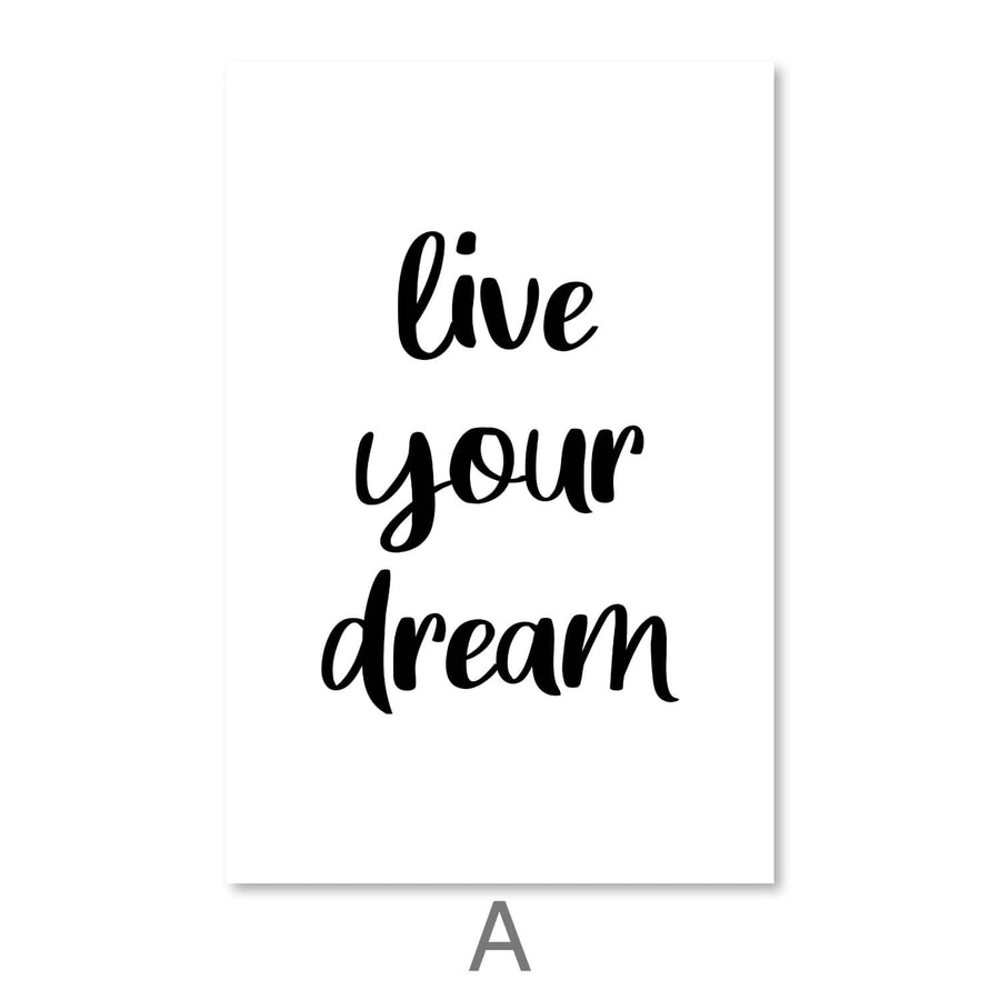 Good Vibes Canvas Art A / 30 x 45cm / Unframed Canvas Print Clock Canvas