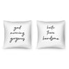 Gorgeous & Handsome Cushion Cushion Clock Canvas