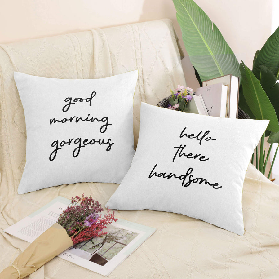 Gorgeous & Handsome Cushion Cushion Clock Canvas
