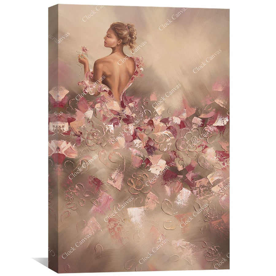Grace Canvas Art Clock Canvas