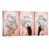 Graceful Woman Canvas Art Clock Canvas