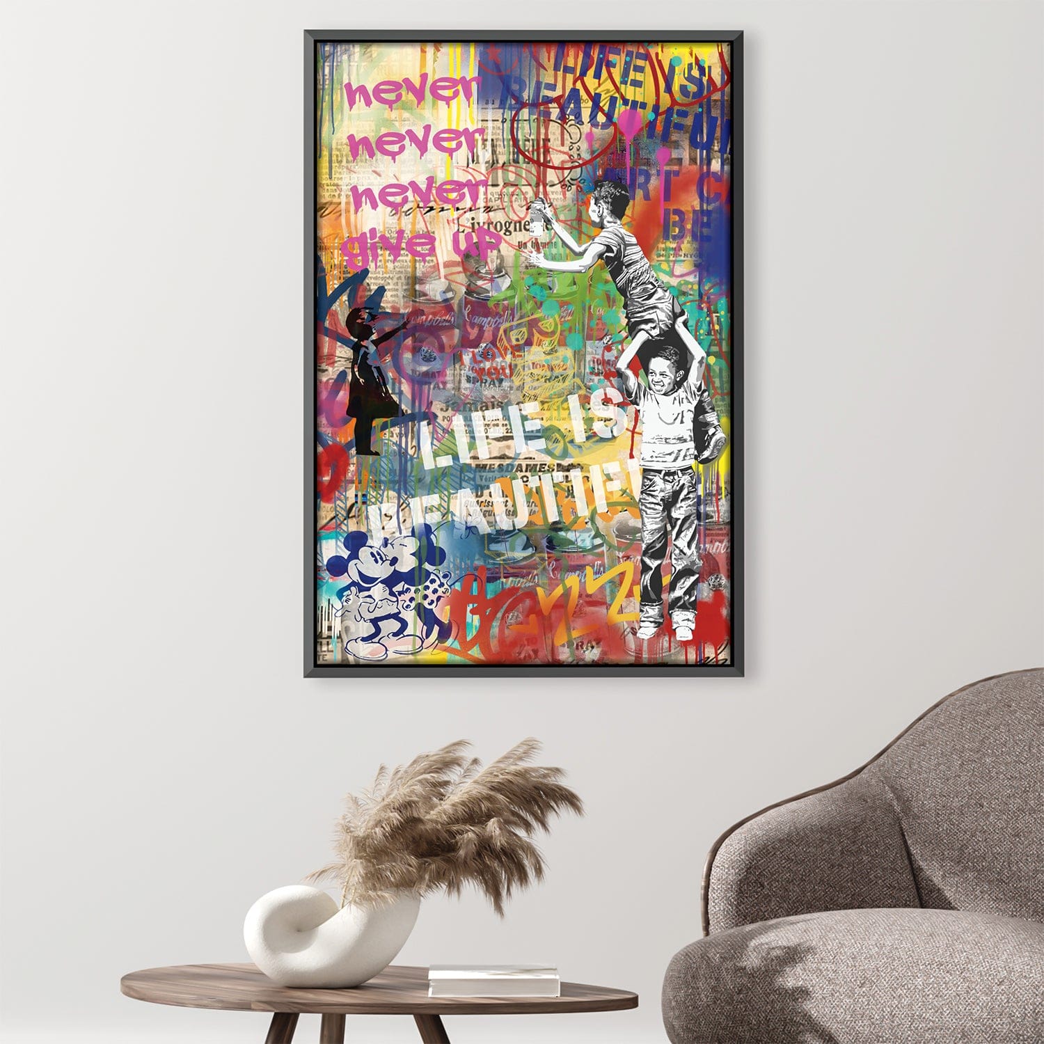 Graffiti Collage Canvas 12 x 18in / Canvas product thumbnail