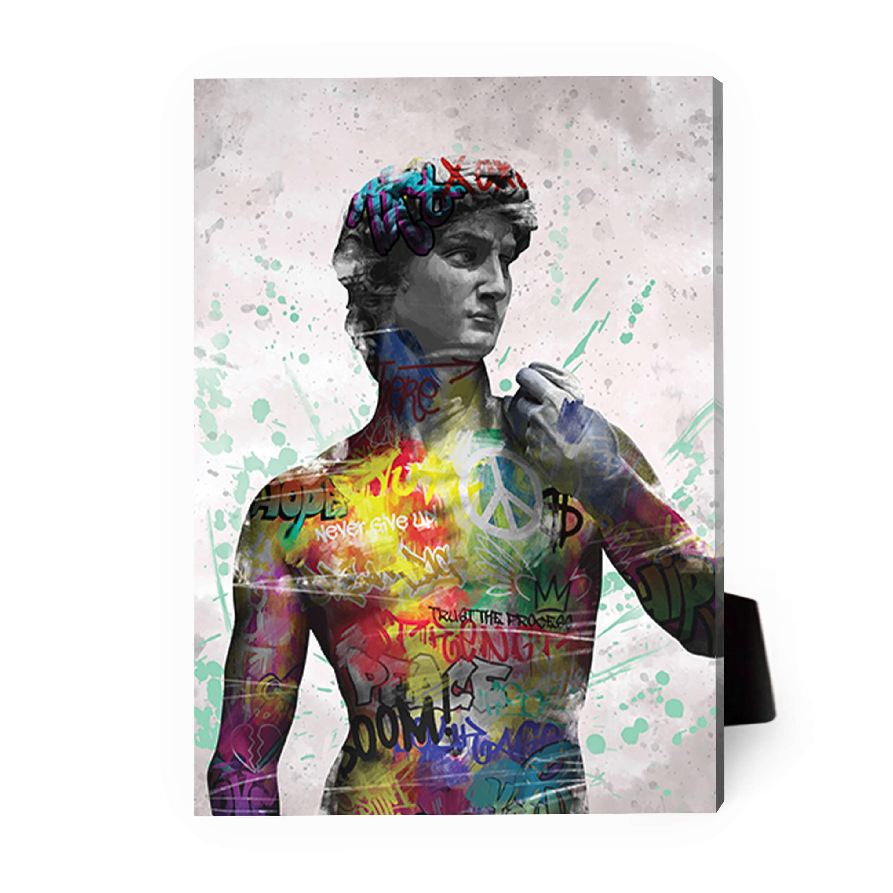 Graffiti David Desktop Canvas product thumbnail