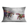 Graffiti Hand of God Cushion Cushion 48 x 33cm Clock Canvas