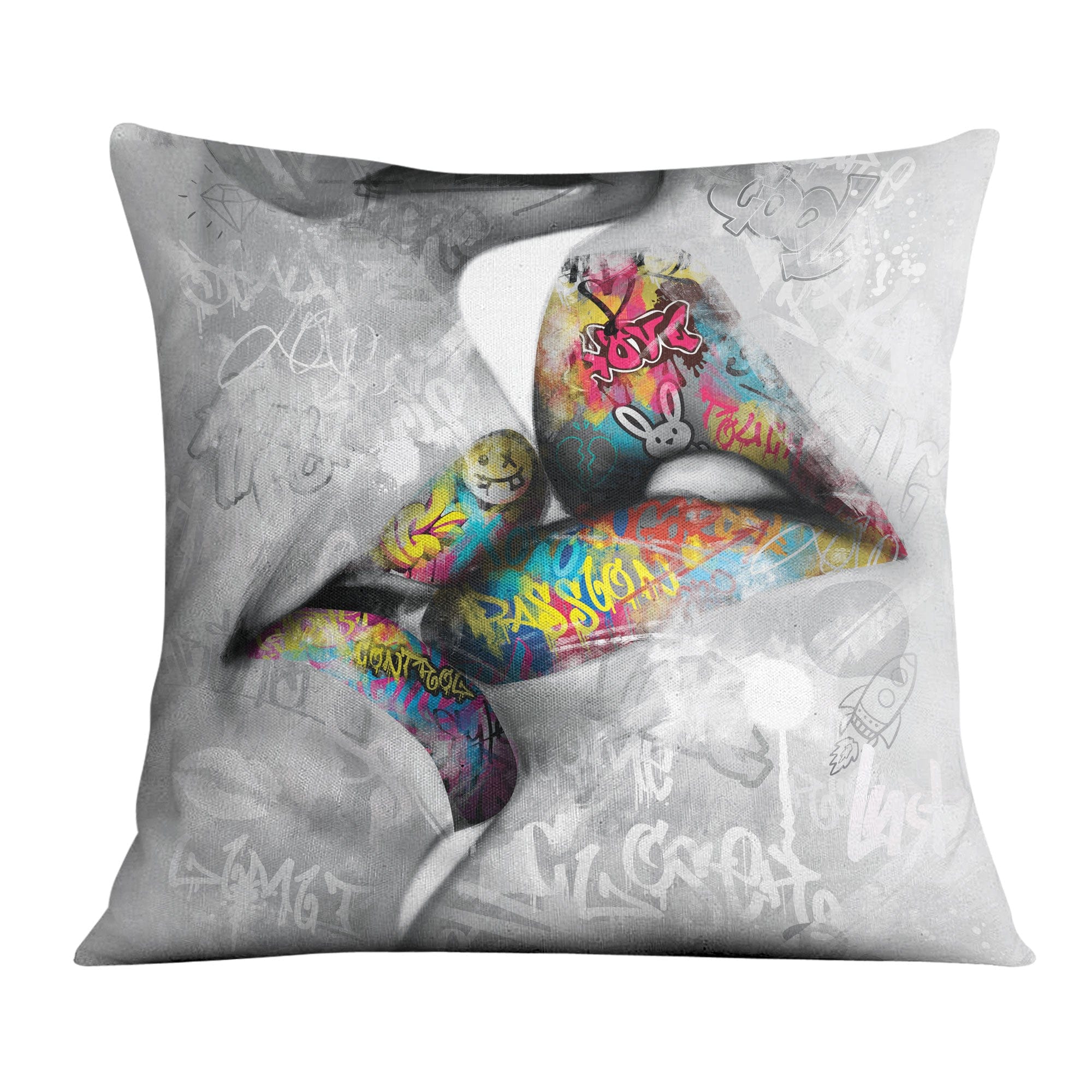 Graffiti Kiss Cushion product thumbnail