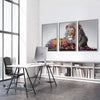 Graffiti Lion Canvas Art Clock Canvas