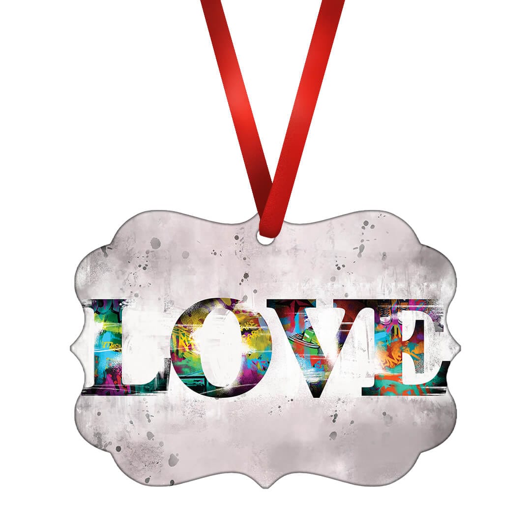 Graffiti Love Ornament product thumbnail