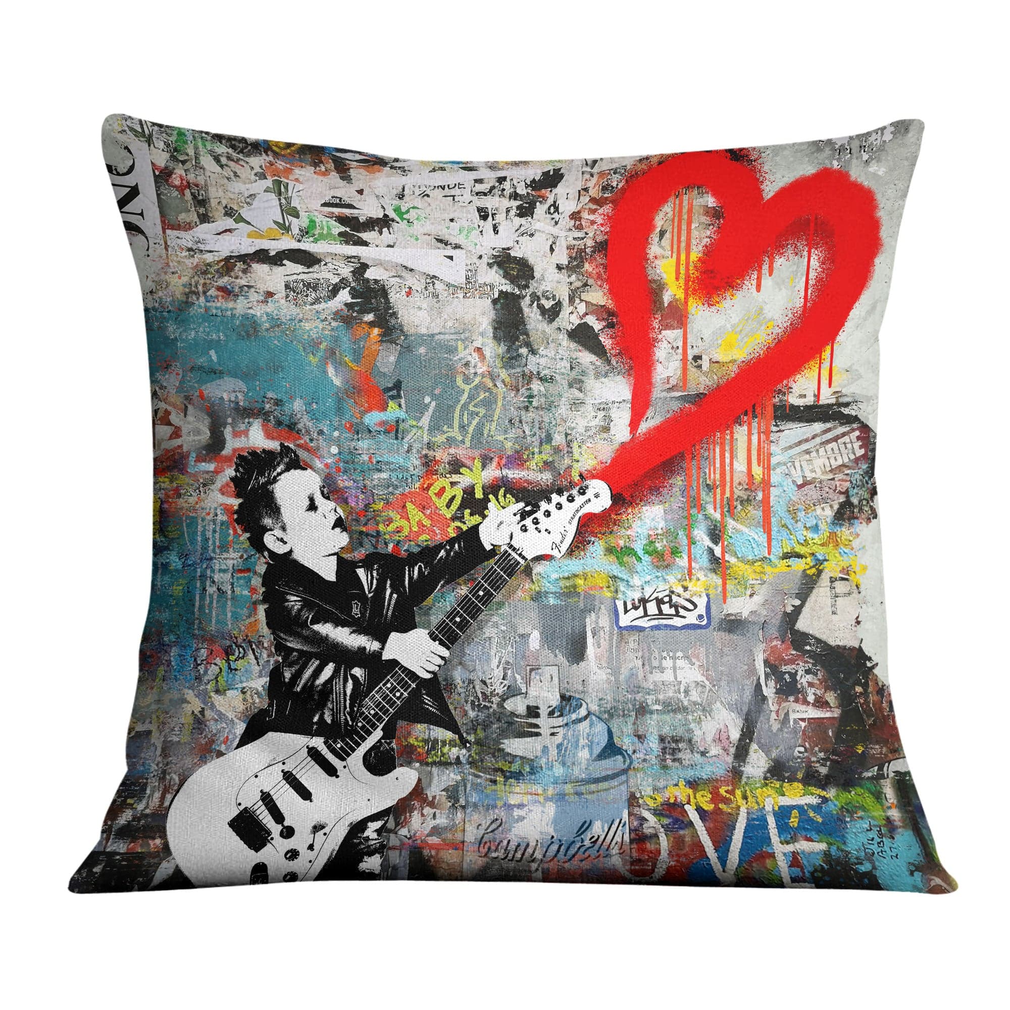 Graffiti Music Cushion 45 x 45cm product thumbnail