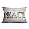 Graffiti Peace Cushion Cushion 48 x 33cm Clock Canvas