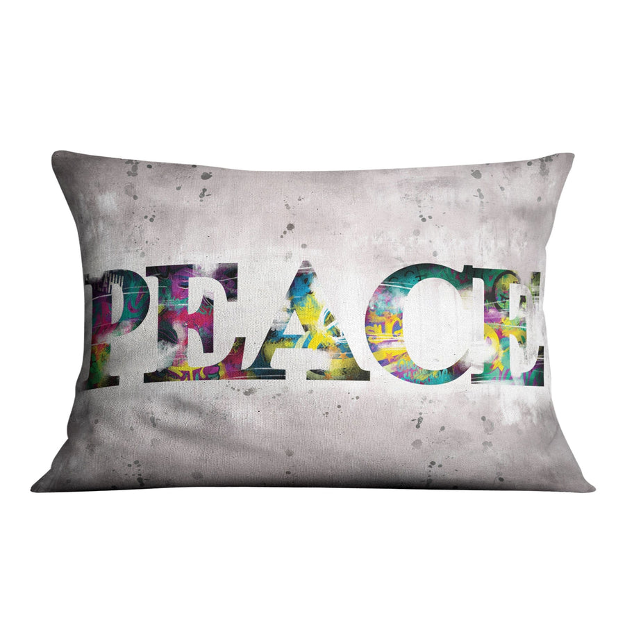 Graffiti Peace Cushion Cushion Cushion Landscape Clock Canvas