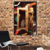 Graffiti Safe - Cash Canvas Art 30 x 45cm / Standard Gallery Wrap Clock Canvas