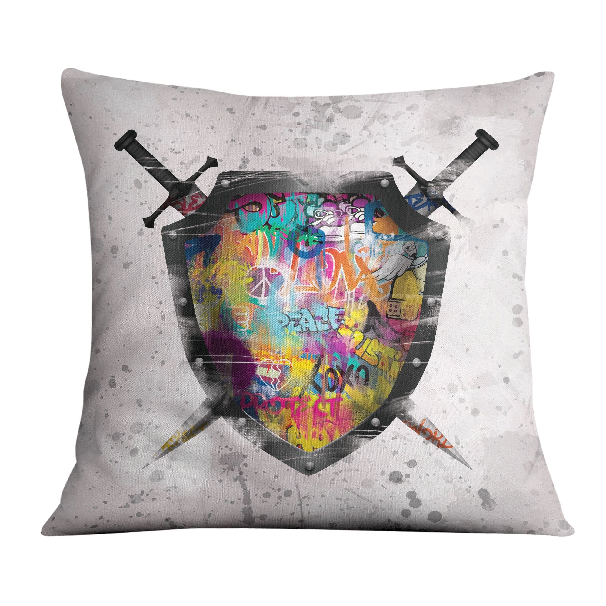 Graffiti Shield Cushion product thumbnail