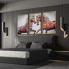 Graffiti Stallion Canvas Art Clock Canvas