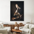 Grammophone Canvas Art 30 x 45cm / Unframed Canvas Print Clock Canvas