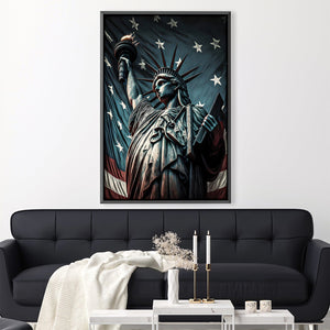 Grand Liberty Canvas Art 30 x 45cm / Unframed Canvas Print Clock Canvas