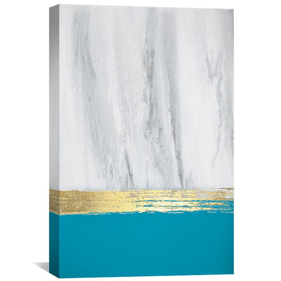 Granite Gold Canvas Art 30 x 45cm / Unframed Canvas Print Clock Canvas
